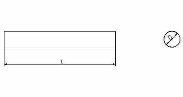 IMPA 632662 TOOL BIT High Speed Steel ROUND 5mm x Length 100mm