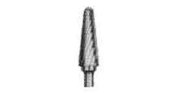 IMPA 632541 ROTARY BAR E03  3x13mm HSS CONE-ROUND NOSE  shank 3mm