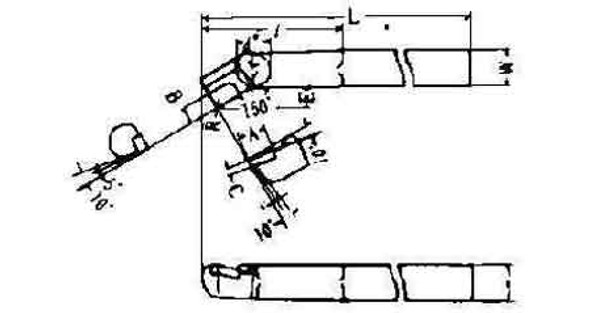 IMPA 632793 ROUGHING TOOL ANGLE 25x25mm DIN 4972-LEFT  carbide tip