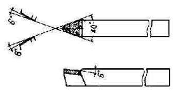 IMPA 632734 FINISHING TOOL   10x16mm DIN 4975-80deg. carbide tip