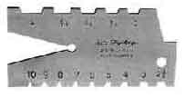 IMPA 650623 SCREW CUTTING GAUGE FOR  SQUARE AND SHARP THREAD