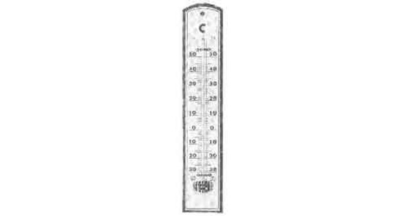 IMPA 651701 CABIN THERMOMETER -30/+50 C (-40/+120 F)  WOODEN BASE
