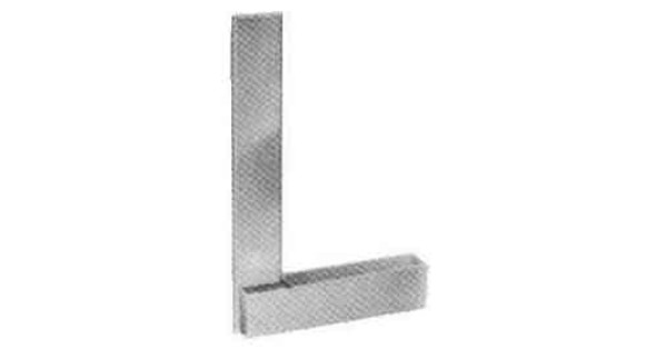 IMPA 650987 ENGINEERS TRY SQUARE STEEL WITH LEDGE 250x165mm GERMAN