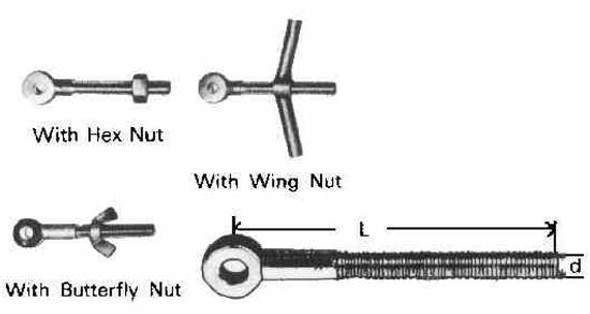 IMPA 692401 DOG BOLT BSW 3/8"x100mm BRASS