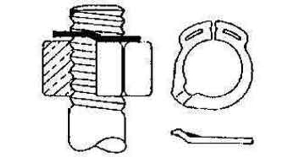 IMPA 695405 SHAKEPROOF WASHER-EXTERNAL TEETH M10 DIN 6798A-STEEL