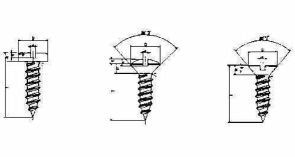 IMPA 694401 TAPPING SCREW PAN HEAD 4,2x9,5mmDIN7981-STEEL ZINC