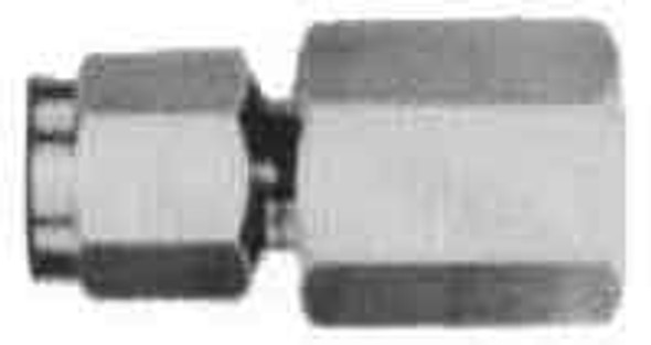 IMPA 734373 FLARELESS FEMALE CONNECTOR STAINLESS 6mm x BSP 3/8"