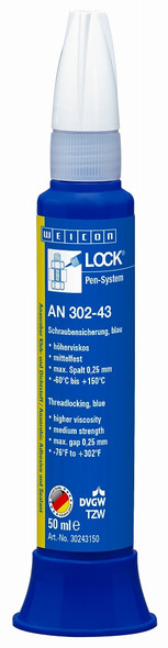 IMPA 812913 ADHESIVE THREADLOCKER type 243 bottle 50cc