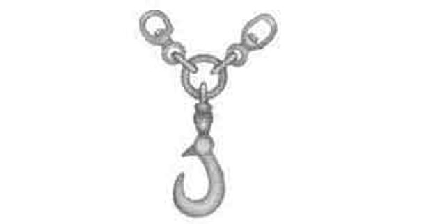 IMPA 231212 CARGO HOOK SEATLLE PATTERN WLL 5 ton with certificate