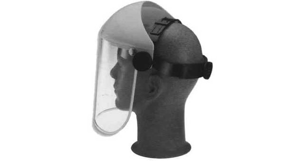 IMPA 331144 FACE SHIELD CLEAR 200x390mm with forehead protection