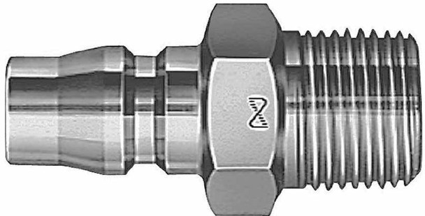 IMPA 351334 QUICK-CONNECT COUPLER STEEL PLUG  1/2"BSP male  40PM