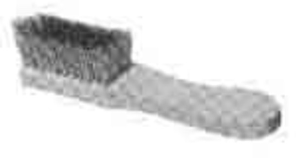 IMPA 510662 WIRE BRUSH STEEL-2 ROWS with straight wooden handle