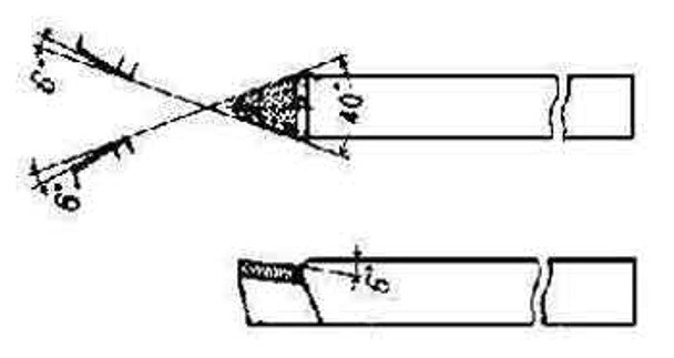 IMPA 632734 FINISHING TOOL   10x16mm DIN 4975-80deg. carbide tip