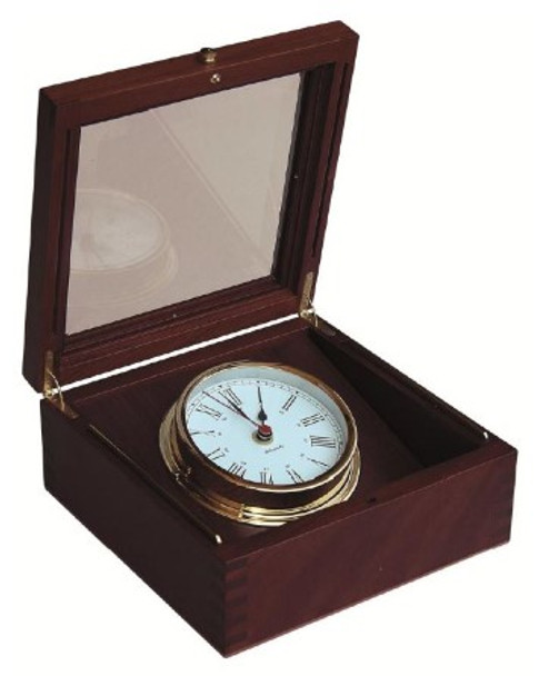 Mahogany Quartz Chronometer IMPA 370207