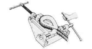 IMPA 232381 RIGGERS' VISE No.1 for wire rope dia 16-28mm