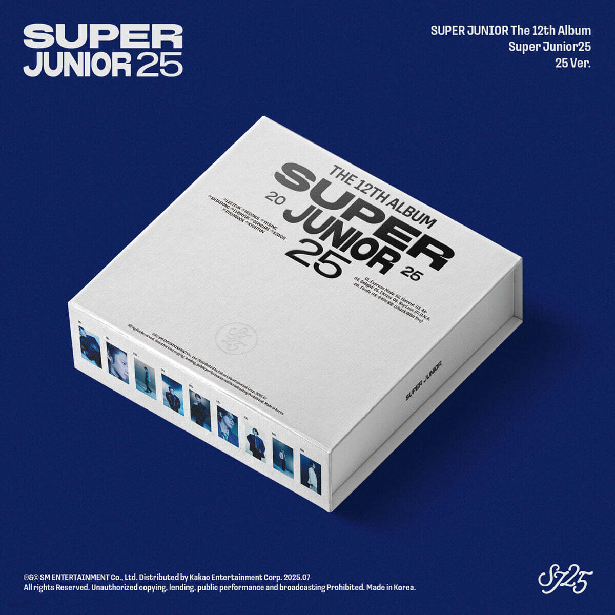 SUPER JUNIOR 25 アルバム ドンへ3種セット SUPER JUNIOR 12th Album [SUPER JUNIOR25] 25 VER. - KJCstar