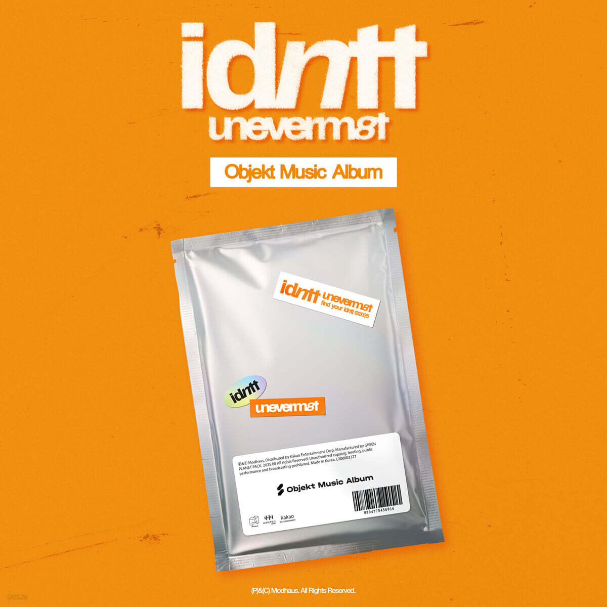 IDNTT Mini Album [UNEVERMET] OBJEKT MUSIC ALBUM VER. - KJCstar