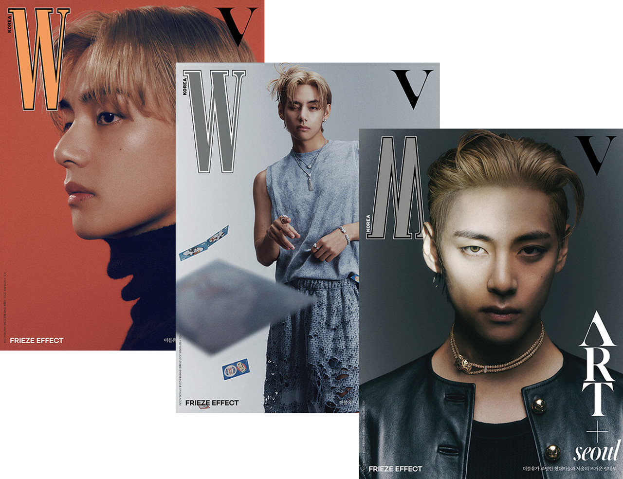 BTS V Cover W Korea Magazine 2023 Vol.9 C