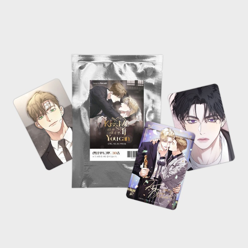 韓国BL Kiss Me If You Can フォトカード完成セット Kiss Me if You Can ] Photocard (Random 3 Designs)