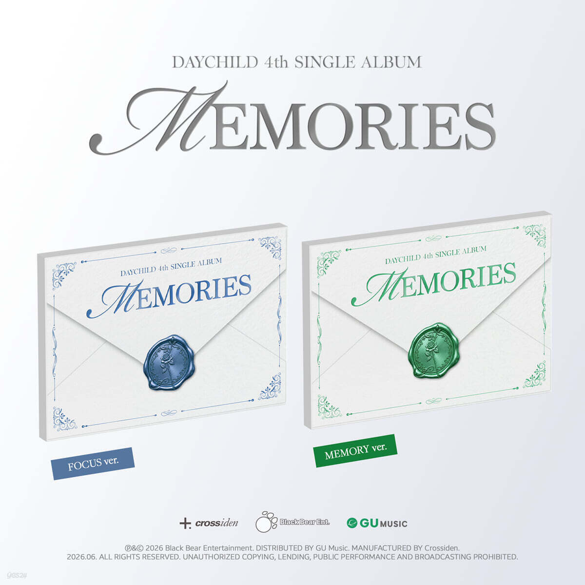 DAYCHILD 4th Single [MEMORISE] FOCUS VER. 2ver. Set - KJCstar