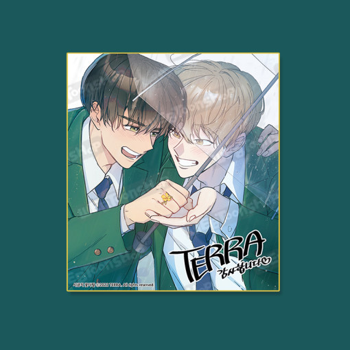 [ Spinach Bouquet ] Countryside Boys Signed Color Illustration Card
