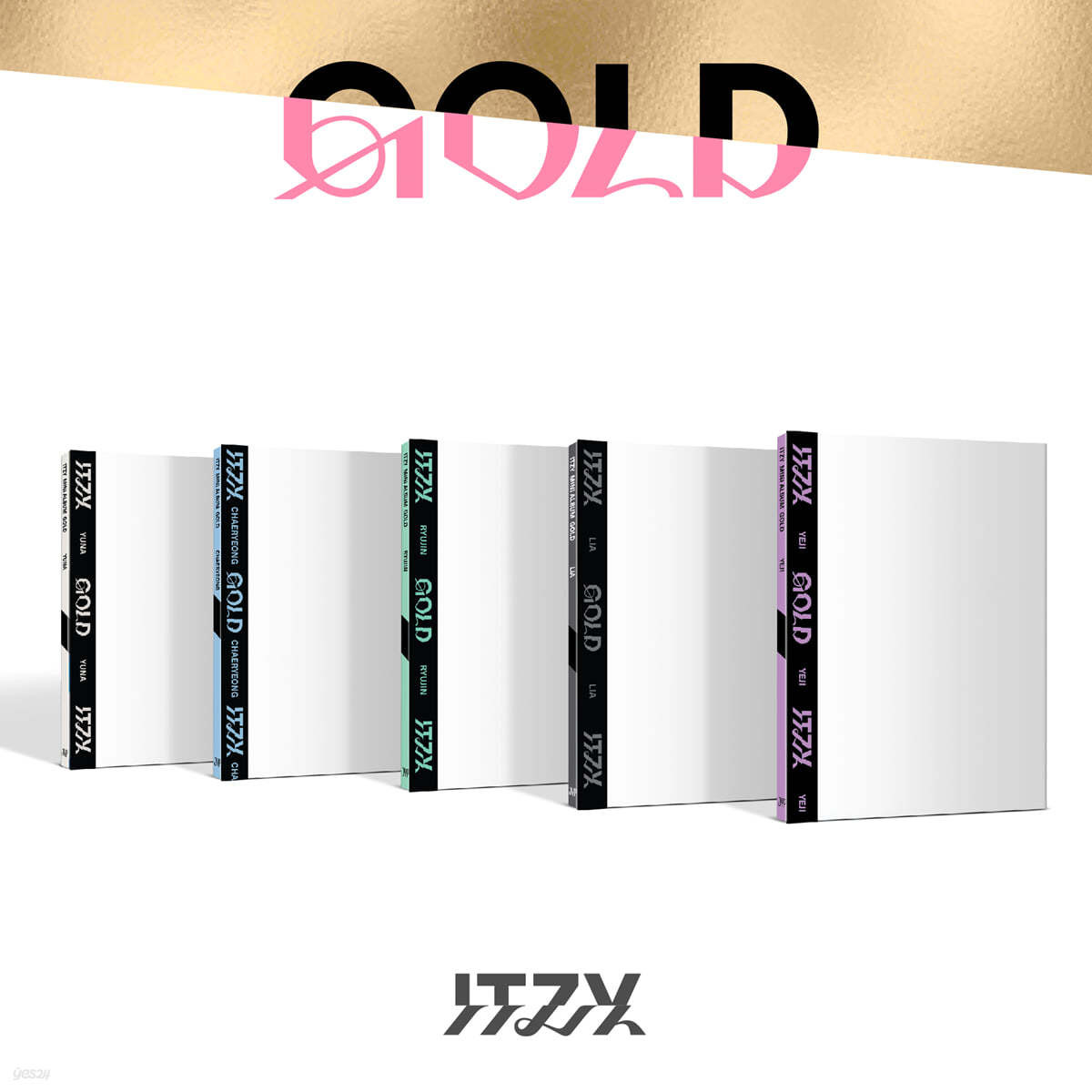 ITZY [GOLD] DIGIPACK 5ver. Set - KJCstar