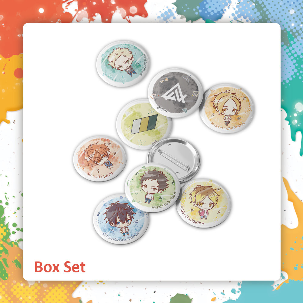 [ Given ] Illustrated Can Badge Box Set