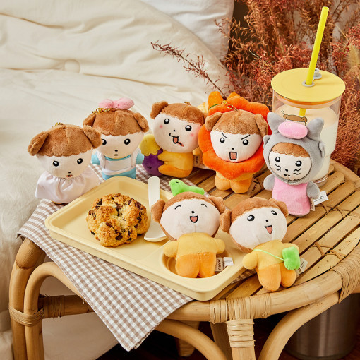 Maru is a Puppy ] Mini Plush Keyring (7 options)
