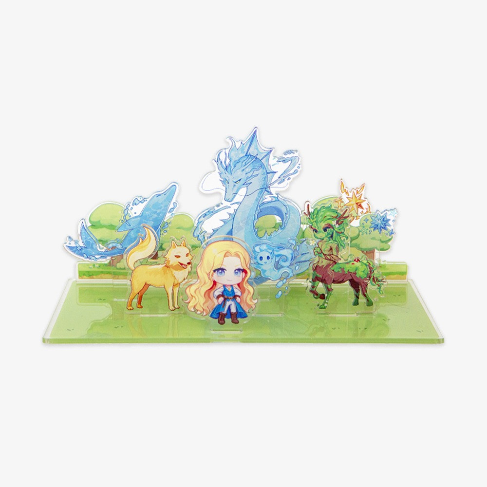 [ The GoldenHaired Summoner ] Acrylic Diorama