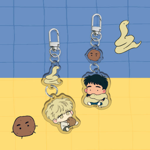 The Sacred Serpent's Seduction ] Acrylic Keyring