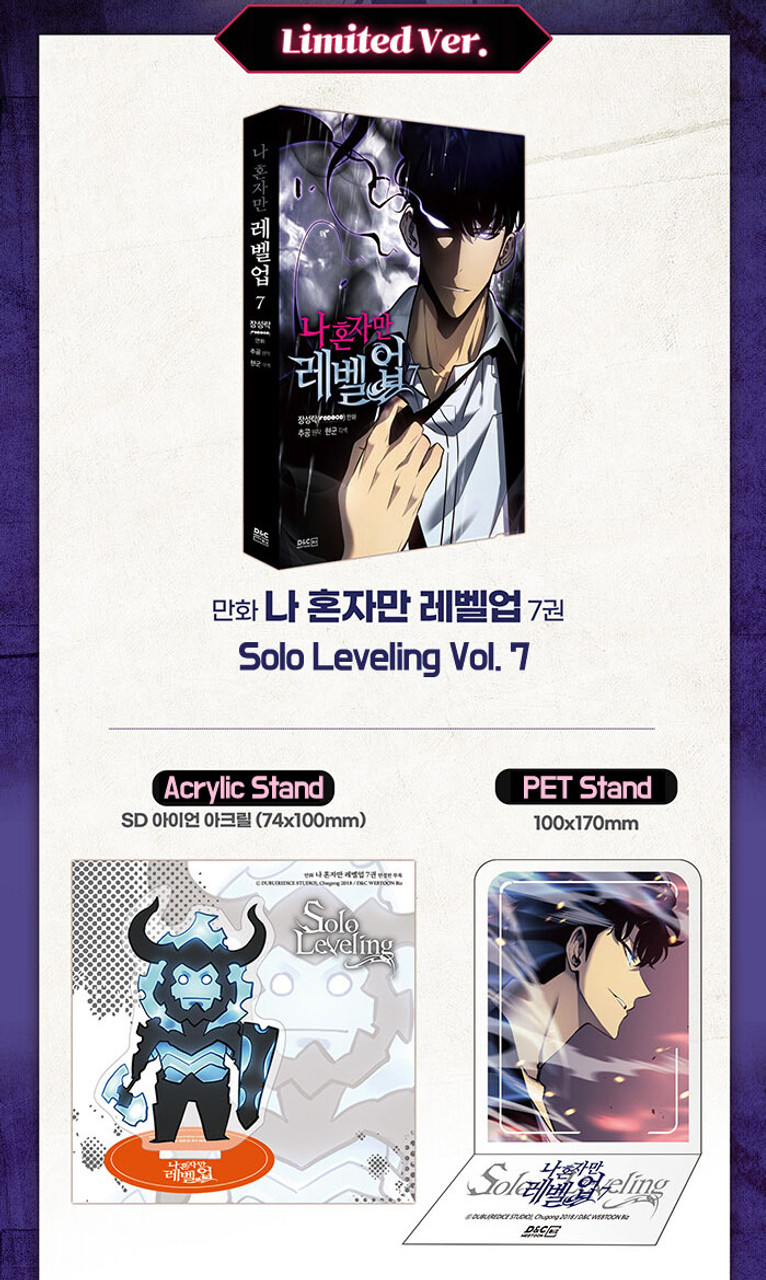 Solo Leveling Vol 7~8 Set Webtoon Book Manhwa Comics Manga Only I