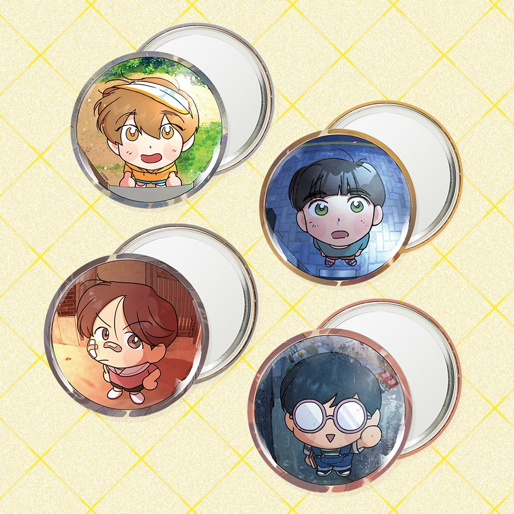 [ Spinach Bouquet ] Hand Mirror
