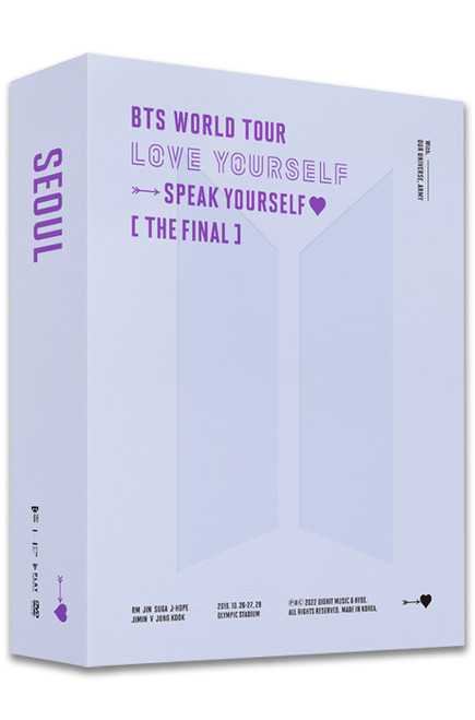 BTS World Tour [Love Yourself: Speak Yourself] The Final DVD