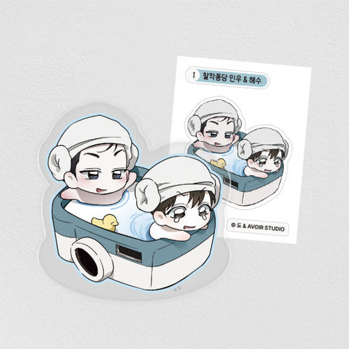 [ Close-Up ] Couple Mini Acrylic Block