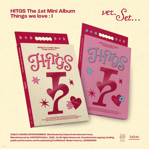 HITGS 1st Mini Album [THINGS WE LOVE : I] (2ver. Set)