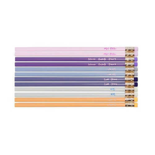 IU [ A Flower Bookmark 3 ] Pencil Set