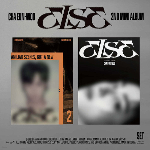 CHA EUNWOO 2nd Mini Album [ELSE] 2ver. Set