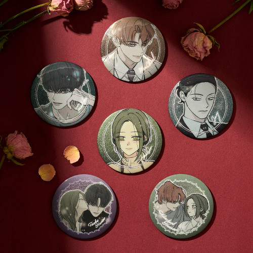 [ Tears on a Withered Flower ] Can Badge RANDOM