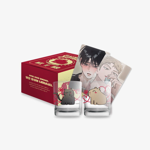 [ Red Thread Quest ] Thermochromic Mini Glass Set