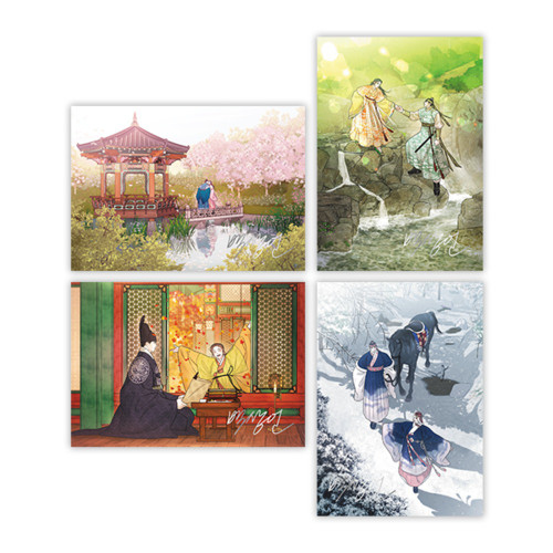 [ Gale of the God ] A5 Illustrated Art Board SET