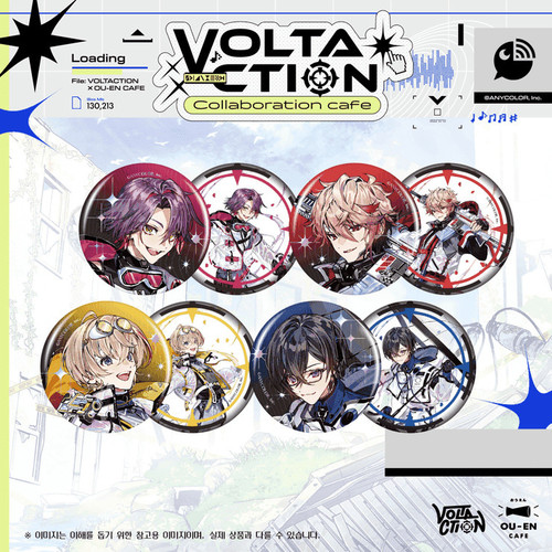 V-Tuber MD [ Nijisanji Voltaction ] Can Badge RANDOM