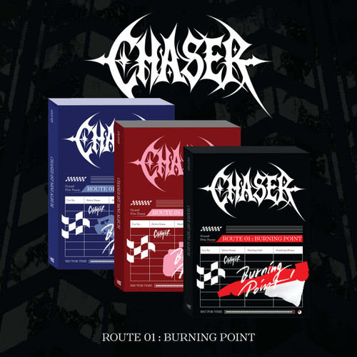 CHASER 1st Mini Album [ROUTE 01 : BURNING POINT] (random)