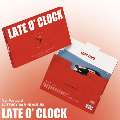 LATENCY 1st Mini Album [LATE O' CLOCK] POSTCARD VER.