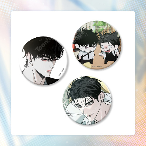 [ The Secretive XX ] Illustrated Can Badge Set
