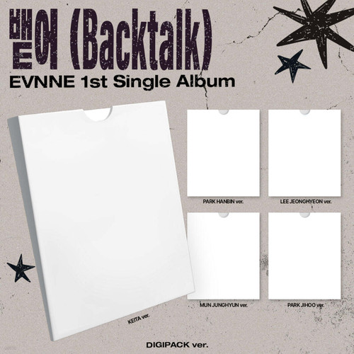 EVNNE 1st Single [BACKTALK] DIGIPACK VER. 5 TYPE SET