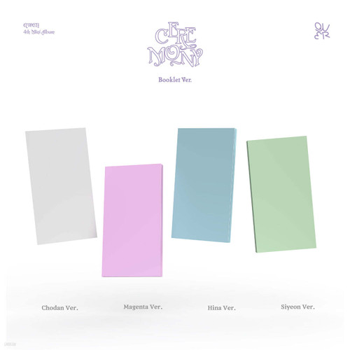 QWER 4th Mini Album [CEREMONY] BOOKLET VER. 4 TYPE SET