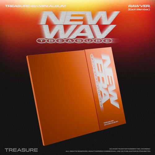 TREASURE 4th Mini Album [NEW WAV] RAW VER. 10ver. Set