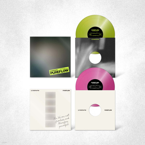 LE SSERAFIM 2nd Studio Album [PUREFLOW PT.1] VINYL (2ver. Set)