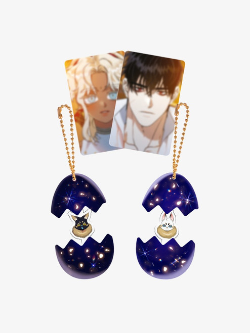 [ Blossoms of the White Night ] Fenrir Egg Acrylic Keyring