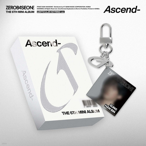 ZEROBASEONE 6th Mini Album [ASCEND-] LENTICULAR KEYRING VER. (random)